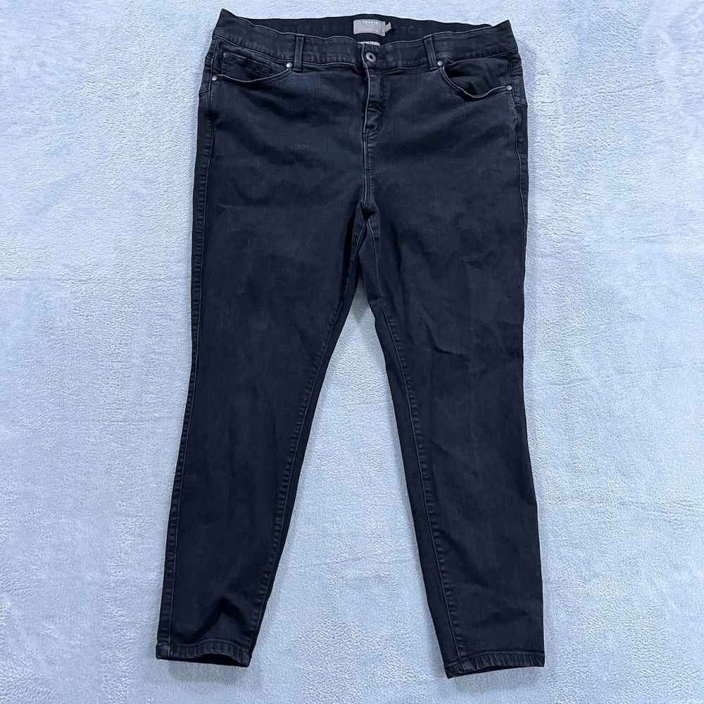 Torrid Jeans Women 22R Bombshell Skinny Premium Stretch Elastic Waist